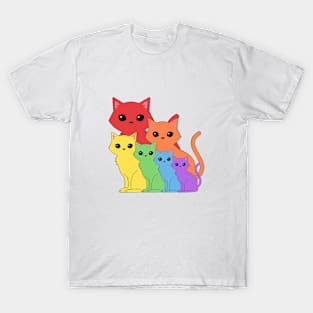 Rainbow cats T-Shirt